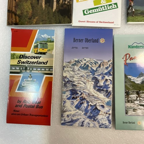 Switzerland Maps Guides & Brochures Lot Of 10 Pieces OldPaperMaps - Picture 7 of 17