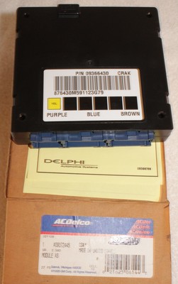 ACDELCO DELPHI AUTOMOTIVE SYSTEMS GMC BODY CONTROL MODULE 09366430