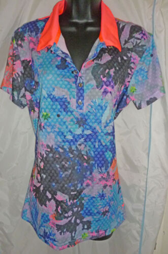 SLAZENGER Womens Short Sleeve Polo Shirt/ T-Shirt ~ UK 16 ~ Golf/Tennis - Bild 1 von 5
