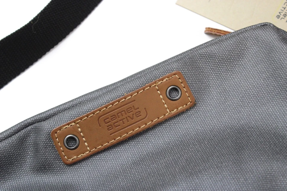 CAMEL ACTIVE Bolso Hombre Talla Única Fanny Pack Revestido Correa Ajustable Gris - Imagen 4 de 4