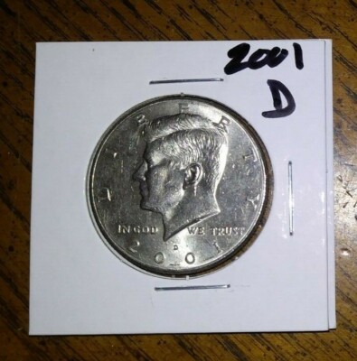 2001 - D Mint - Kennedy Half Dollar + Coin Holder | eBay