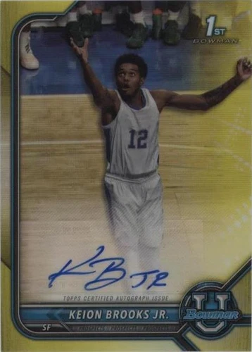 2021-22 Bowman University - Keion Brookes Jr. #BCPA-KBR