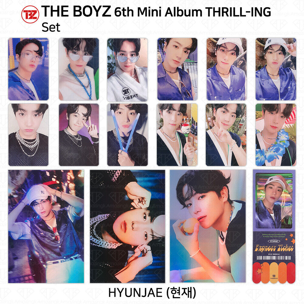 The Boyz 6th Mini Album Thrill-ing Official Photocard The Boyz 6th Mini Album Thrill-ing Official Photocard