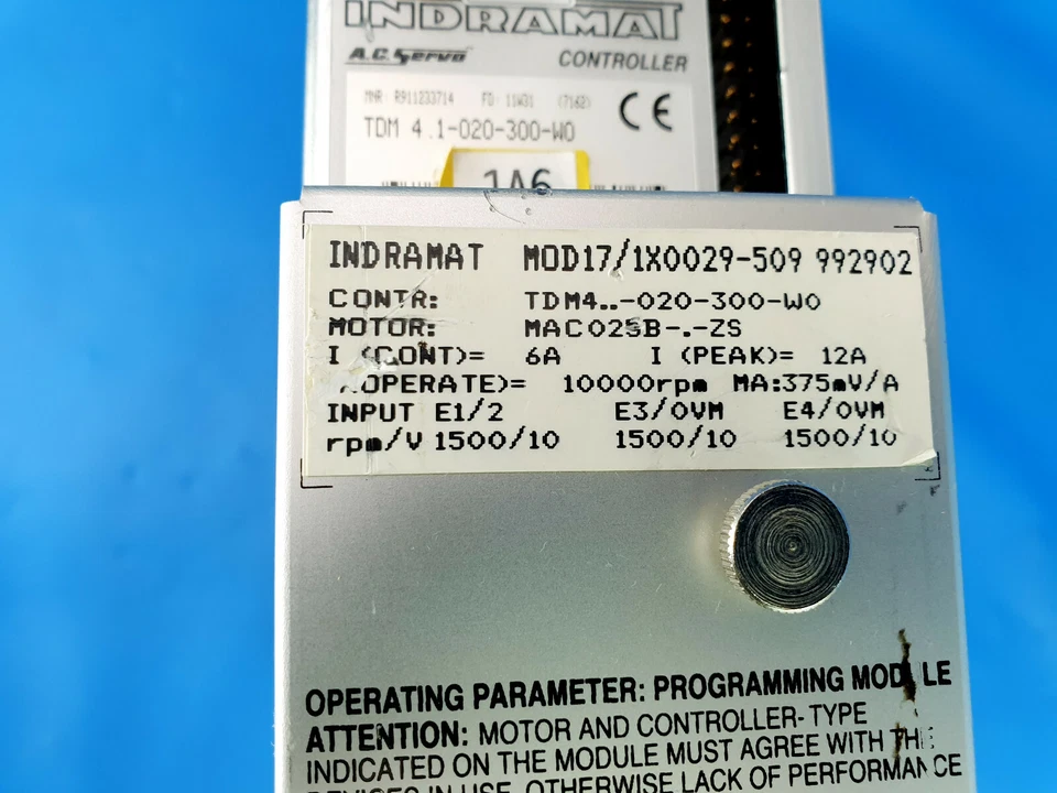Indramat TDM 4.1-020-300-W0 Servo Controller inkl. MOD17/1X0029-509 für MAC025B - Bild 4 von 4