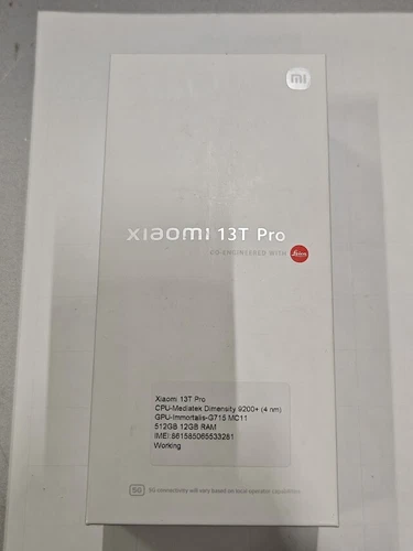 Xiaomi 13T Pro 512GB 12GB RAM - Used, Minimal Scratches, Box Included