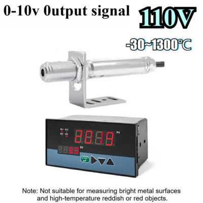 110V Non-contact Infrared Thermometer Sensor Temperature Tool W/Controller 0-10V