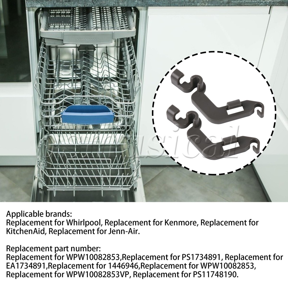 Kenmore Elite Dishwasher Upper Rack Parts Dishwasher Tine Pivot
