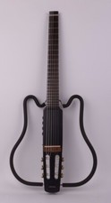 electric classical guitar silent nylon string headless built in effect travel