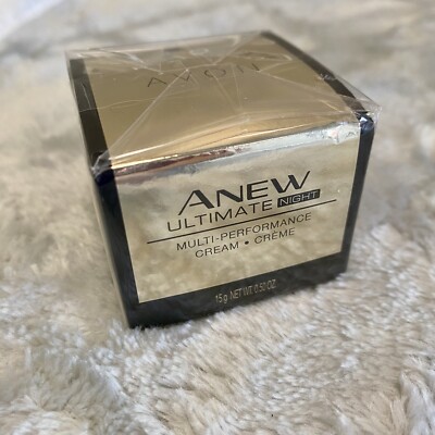 Avon Anew Ultimate Night Multi-Performance Night Cream Travel Size .5 oz. NIB