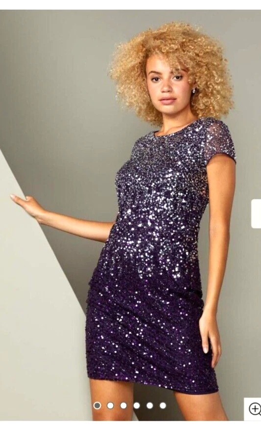 Roman cheap purple dress