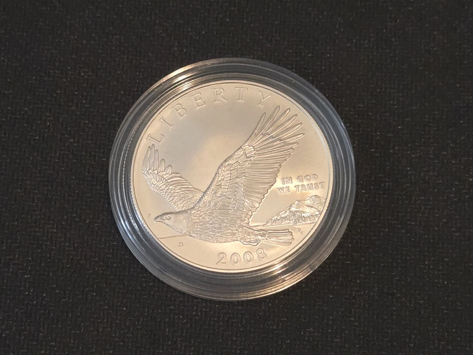 2008 Bald Eagle Silver Dollar  - Image 2 of 4