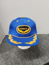 Vintage Hawaii Snapback Patch Hat Cap Rope Gold Leaf Scrambled Egg