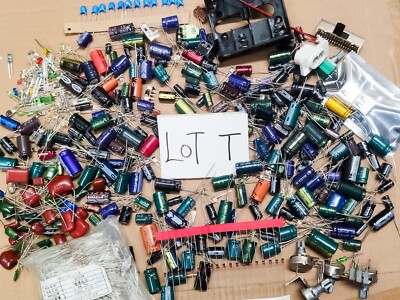 Elektronik Bauteile Restposten Mixbeutel Restposten Kondensatoren Durchsteckteil #T