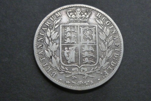 Victoria Young Head Silver Halfcrowns Selected by date 1842-1887 See Menu - Picture 34 of 48