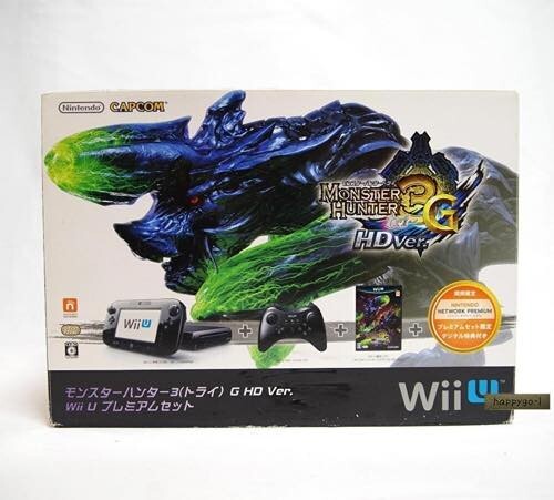 Nintendo Wii U 32G Monster Hunter 3G HD Ver. Juego Premium Completo Japón Ver. - Imagen 6 de 6