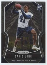 David Long 2019 Panini Prizm #386 RC LA Rams