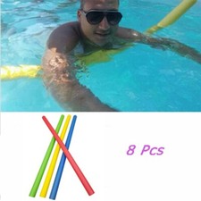8Pcs Pool Noodle Flexible Fun Swimming EPE Foam Kids Adult Float Swim Aid