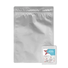 PackFreshUSA 100 Pack Gallon 7 Mil Seal-Top Mylar Bags + 500cc Oxygen Absorbers