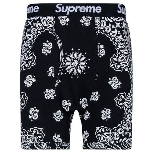 NEW SUPREME x Hanes Bandana Boxer Briefs (2 Pack) Paisley NEW SUPREME x Hanes Bandana Boxer Briefs (2 Pack) Paisley