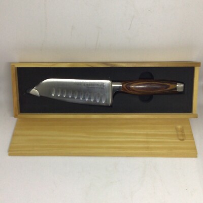 Cook's Essentials 5.5” / 13cm KYOTSU Knife with Wooden Box HTF NEW