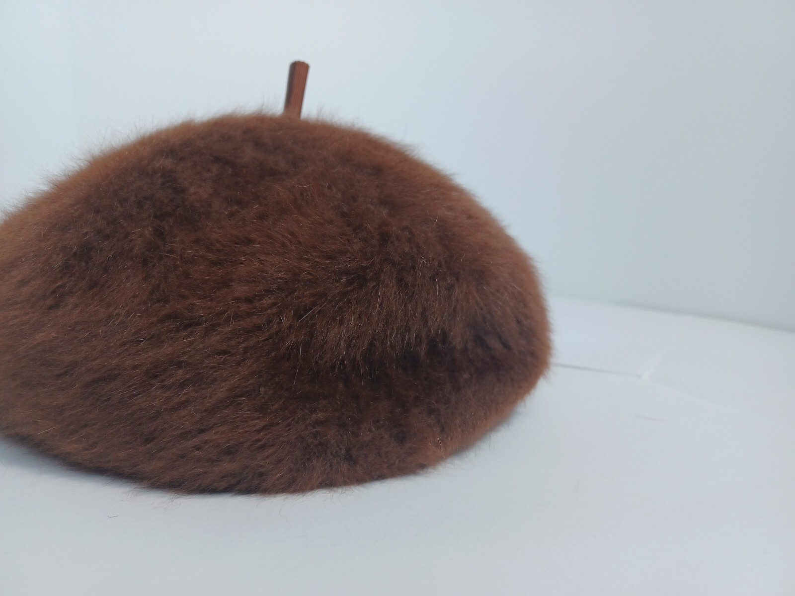 Rare Vintage Authentic KANGOL  Beret Brown Made in United Kingdom image 3