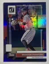 2022 Panini Donruss #191 Brandon Crawford HOLO PURPLE