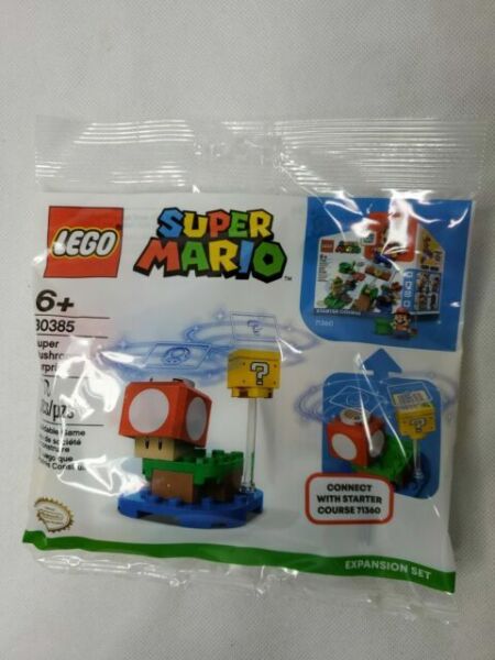 set of 3 JLB Super Mario Mushroom