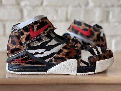Nike Zoom LeBron II LX Beast Animal Print Maple Red Black DQ2439