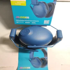 JLab JBuddies Protect Kids Hearing Protection Earmuffs Navy Fit Infants to Teens