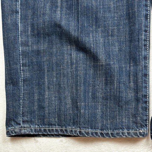 Ecko Unltd Baggy Fit Jeans Mens 40x33 Blue Wash Wide Leg Y2K Skater Streetwear - Picture 3 of 13