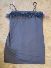 Wild Fable BODYCON FEATHERS Sleeveless Dresses - Size XXL - NWT - Blue