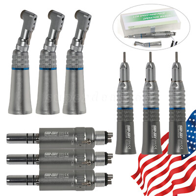 NSK type Dental Low Slow Speed Handpiece Straight Contra Angle Air Motor 2/4H ty