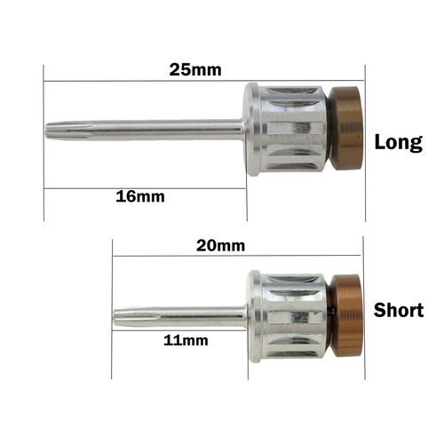 2 Pcs Dental Implant Drivers Fits Nobel Hand Manual Screwdrivers T5 Long Short - Picture 2 of 9