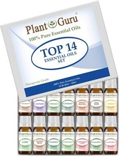 Essential Oil Set 14 - 10 ml Therapeutic Grade 100 Pure Frankincense, Lavender,