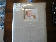 My Baby Book" Memory Keepsake Book front photo insert by Tiny Ideas New J10