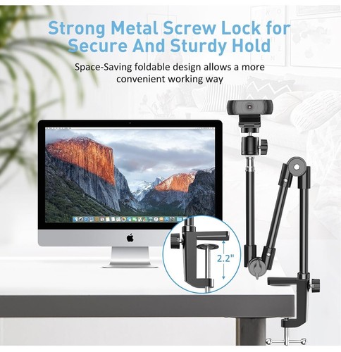 KDD 21.7 Inch Desk Mount Webcam Stand NEW - Picture 3 of 9