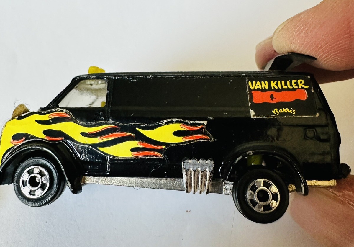 Vintage Zylmex P343 Black Dodge Van Killer 1:64 Scale Hong Vintage Zylmex P343 Black Dodge Van Killer 1:64 Scale Hong
