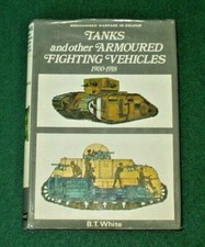TANKS AND OTHER FIGHJTING VECHILES 1900-1918 BOOK