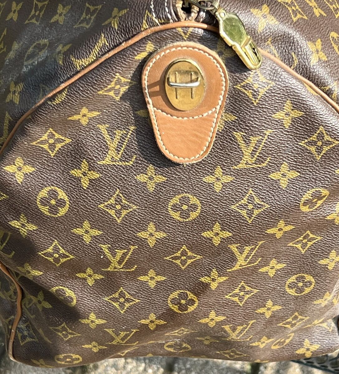 c. 1980's Louis Vuitton Keepall Bag Duffle 55 Brown Canvas c. 1980's Louis Vuitton Keepall Bag Duffle 55 Brown Canvas