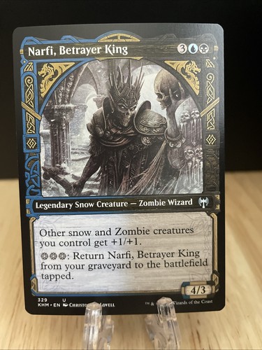 MTG Narfi, Betrayer King Showcase Regular Kaldheim #329 Uncommon KHM NM/M