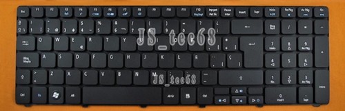 For Acer 5253 5536 5536G 5810 5810T 5738 Keyboard  Español Spanish Teclado Black - Afbeelding 1 van 1