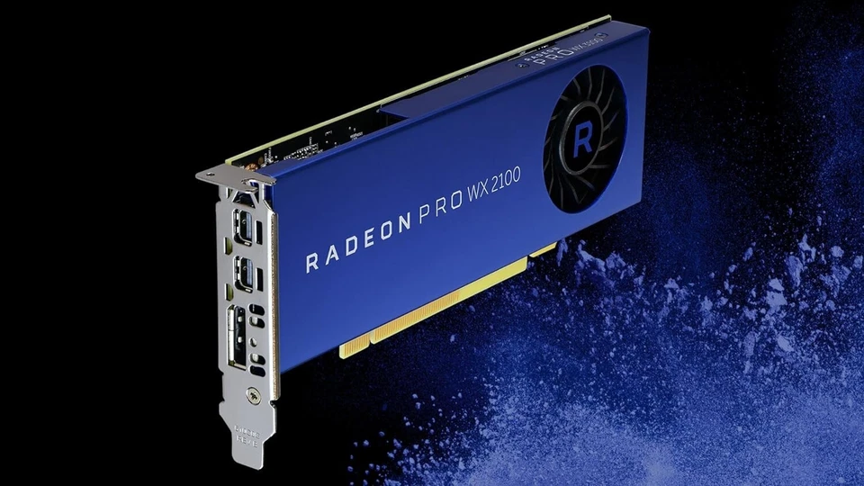 Scheda video grafica AMD Radeon Pro WX 2100 2GB GDDR5 GPU pcie 3.0 basso profilo - Immagine 3 di 3