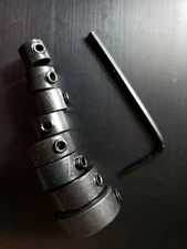 8 Pc Countersink Drill Bit Set Adjustable Depth Stop Collar Woodworking Drilling