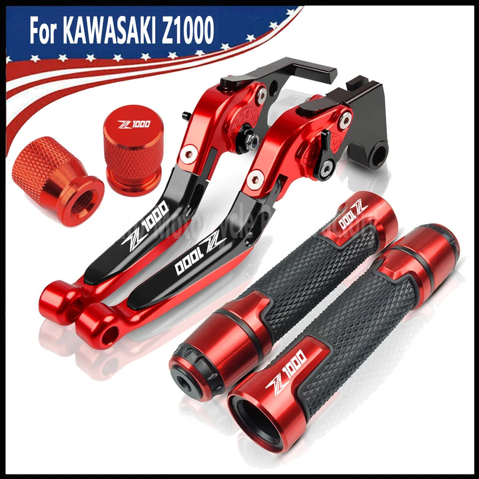 3PCS Tire seal plug Handlebar Brake Clutch Lever Set For KAWASAKI Z1000 Z 1000 Foto 2 de 4