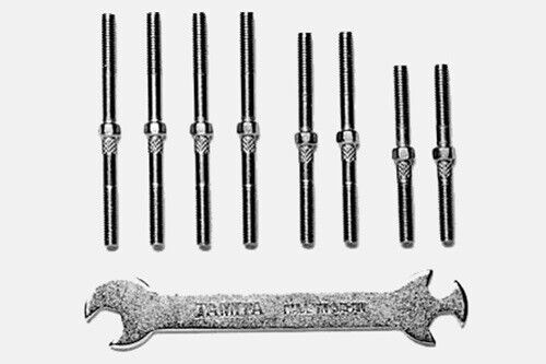 53109 TAMIYA TURN BUCKLE SHAFT SET NOS Top Force/Manta Ray/Avante/Hilux/Eggress - Picture 3 of 3