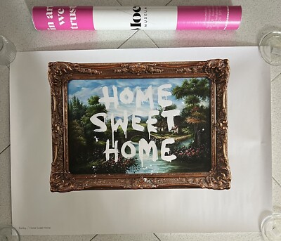 Banksy ポスター  SWEET  Moco museum Banksy - Home Sweet Home (Moco Museum, limited ed.) – LYNART