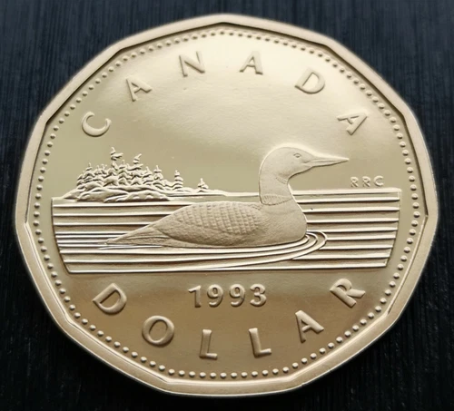 1993 Canada Loonie — photo from the most recent tracked eBay sale