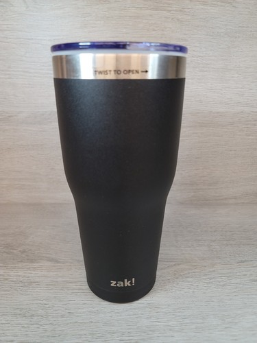 Vaso 30 OZ Zak Doble Pared Acero Inoxidable Negro Caliente/Frío