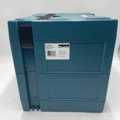 Makita P-84349 MAKPAC 5 Schubladen Verriegelungskoffer Tanos Systainer Werkzeugkoffer Teile - Bild 4 von 8
