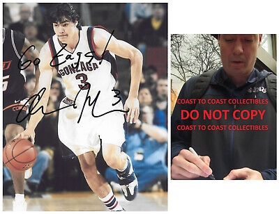 Adam Morrison Signed 8x10 Photo COA Proof Autograph Gonzaga Bulldogs basketball Adam Morrison Signed 8x10 Photo COA Proof Autograph Gonzaga Bulldogs basketball